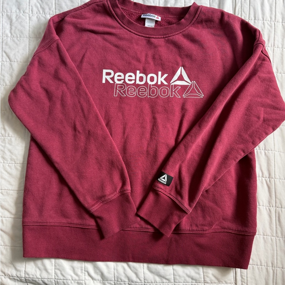 Reebok Women’s Crewneck Sweatshirt - Burgundy
